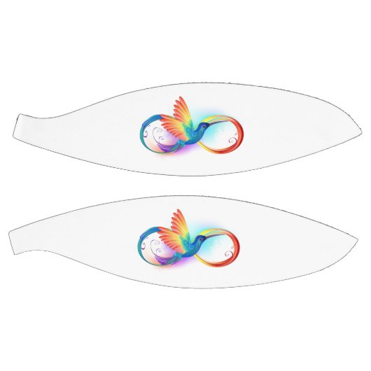 Regenboogkolibrie met oneindigheidssymbool basketbal (Panelen)