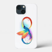 Regenboogkolibrie met oneindigheidssymbool Case-Mate iPhone case (Achterkant)
