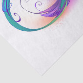 Regenboogkolibrie met oneindigheidssymbool tissuepapier (Detail)