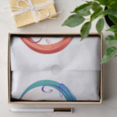 Regenboogkolibrie met oneindigheidssymbool tissuepapier (Geschenk)