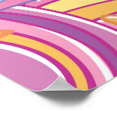 Regenboogkomeet: magische dromerige hemel. poster (Hoek)