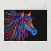 regenboogkop briefkaart (Voorkant)