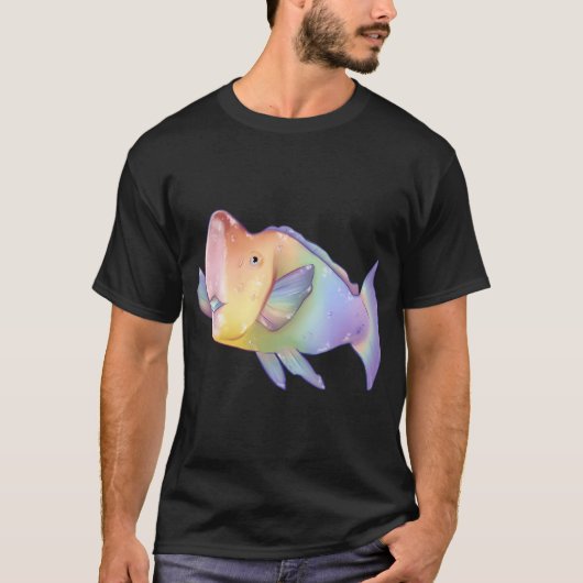 Regenboogkopharingaapvis T-shirt (Voorkant)