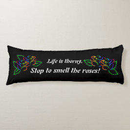 Regenboogkopleiding Rozen Lichaamskussen