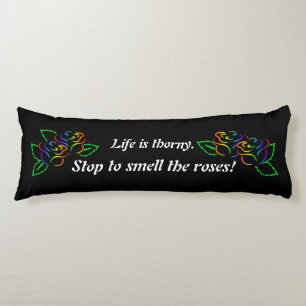 Regenboogkopleiding Rozen Lichaamskussen