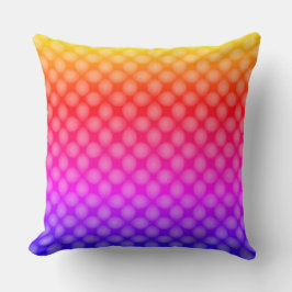 Regenboogkralen Kussen