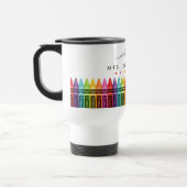 Regenboogkrayons werelden de grootste leerkracht reisbeker (Links)