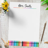 Regenboogkrijtjes Notitieblok voor kleuterleerkrac Post-it® Notes