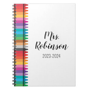 Regenboogkrijtjes Voorschoolse Lerarenwaardering Notitieboek