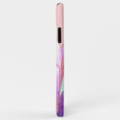 Regenboogkristallen op roze Case-Mate iPhone case (Achterkant/rechts)