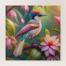 Regenboogkruin Jay Fantasie Vogel