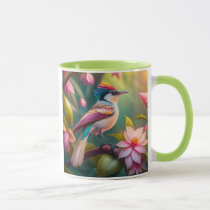 Regenboogkruin Jay Fantasie Vogel Mok