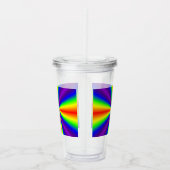 Regenboogkruis Acryl Drinkbeker (Rechts)