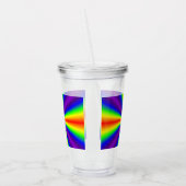 Regenboogkruis Acryl Drinkbeker (Links)