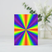 Regenboogkruis Briefkaart (Staand voorkant)