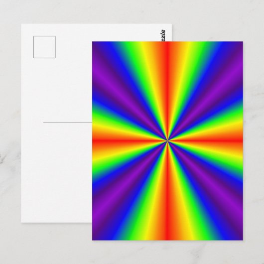 Regenboogkruis Briefkaart (Voorkant / Achterkant)