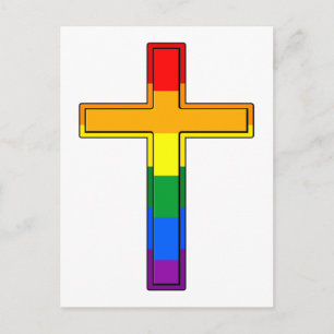 Regenboogkruis Briefkaart