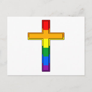 Regenboogkruis Briefkaart