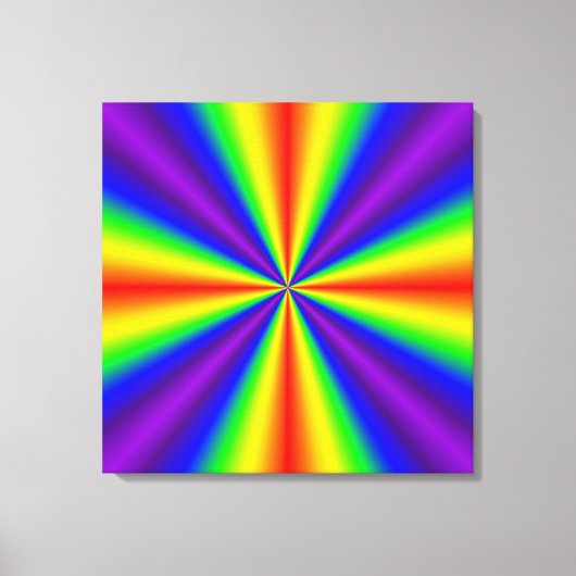 Regenboogkruis Canvas Afdruk (Voorkant)