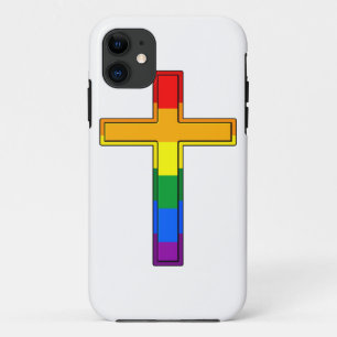 Regenboogkruis iPhone 11 Hoesje