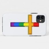Regenboogkruis Case-Mate iPhone Case (Achterkant (horizontaal))