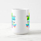 REGENBOOGKRUIS EN VLINDER JOHANNES 15:12 KOFFIEMOK (Center)