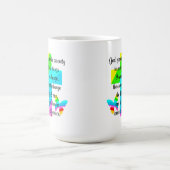 REGENBOOGKRUIS EN VLINDER SERENITEIT GEBED ONTWERP KOFFIEMOK (Center)