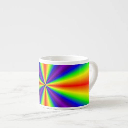Regenboogkruis Espresso Kop (Voorkant rechts)