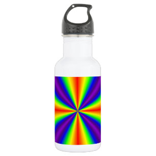 Regenboogkruis glazen tumbler waterfles