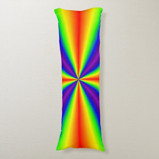 Regenboogkruis Lichaamskussen (Voorkant Verticaal)