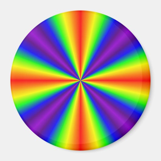 Regenboogkruis Magneet (Voorkant)