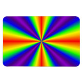 Regenboogkruis Magneet (Horizontaal)