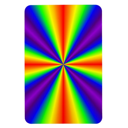 Regenboogkruis Magneet (Verticaal)