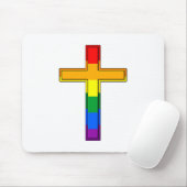 Regenboogkruis Muismat (Met muis)