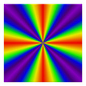 Regenboogkruis Perfect Poster (Voorkant)