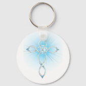 Regenboogkruis Sleutelhanger (Voorkant)