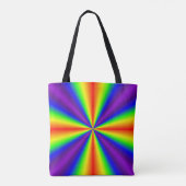 Regenboogkruis Tote Bag (Achterkant)