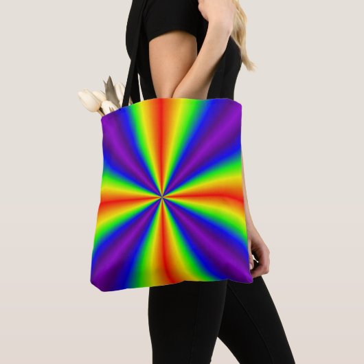 Regenboogkruis Tote Bag (Dichtbij)