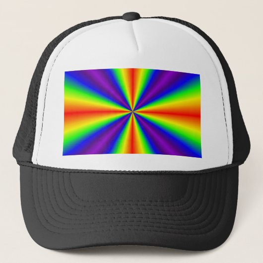 Regenboogkruis Trucker Pet (Voorkant)