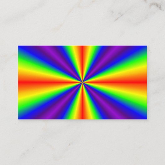 Regenboogkruis Visitekaartje (Voorkant)