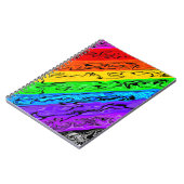 Regenboogkrullen Notitieboek (Linkerzijde)