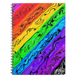 Regenboogkrullen Notitieboek