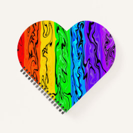 Regenboogkrullen Notitieboek