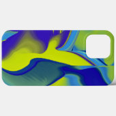 Regenboogkunst 3D Abstract in geel paars groen Case-Mate iPhone Case (Achterkant (horizontaal))