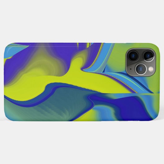 Regenboogkunst 3D Abstract in geel paars groen Case-Mate iPhone Case (Achterkant (horizontaal))