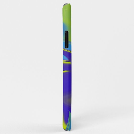 Regenboogkunst 3D Abstract in geel paars groen Case-Mate iPhone Case (Achterkant/rechts)