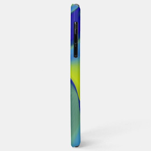 Regenboogkunst 3D Abstract in geel paars groen Case-Mate iPhone Case (Achterkant/links)
