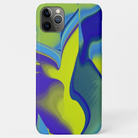 Regenboogkunst 3D Abstract in geel paars groen Case-Mate iPhone Case (Achterkant)