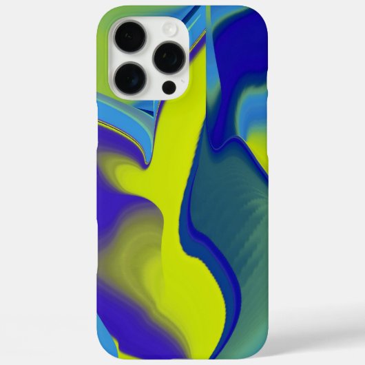 Regenboogkunst 3D Abstract in geel paars groen Case-Mate iPhone Case (Achterkant)