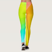 Regenboogkunst Abstracte Leggings (Achterkant)